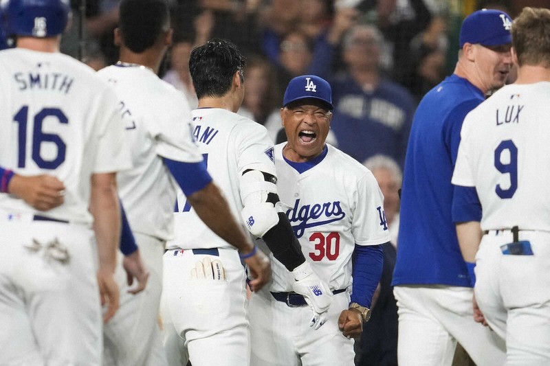 【MLB】ド軍指揮官　大谷翔平の快挙に感慨「MLB全体の勝利。世界中の人々が歴史を目撃する機会を得た」